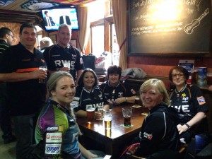 Supporters enjoying Northampton last year!